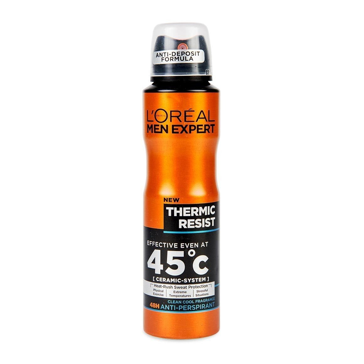 L'Oreal Paris Men Expert Thermic Resist Clean Cool Antiperspirant Spray 250ml,3600522634133