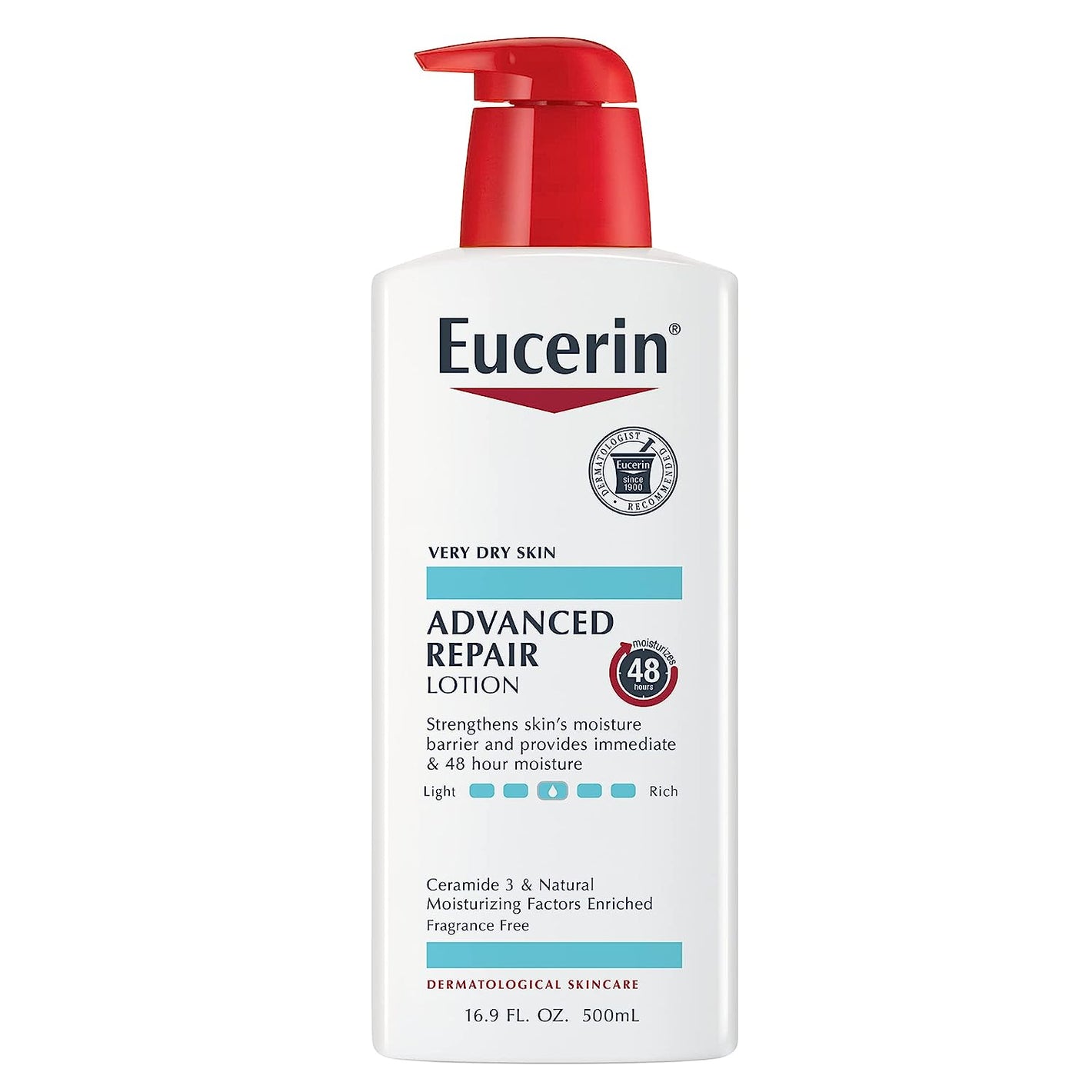 Eucerin Advanced Repair Body Lotion For Very Dry 500ml,072140634827