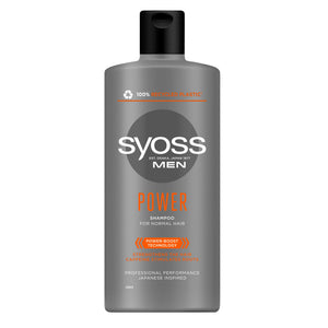 Syoss Men Power-Boost Technology Shampoo 440ml