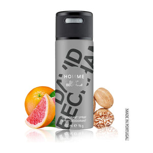 David Beckham Homme Deodorant Spray For Him 150ml,3607342292420