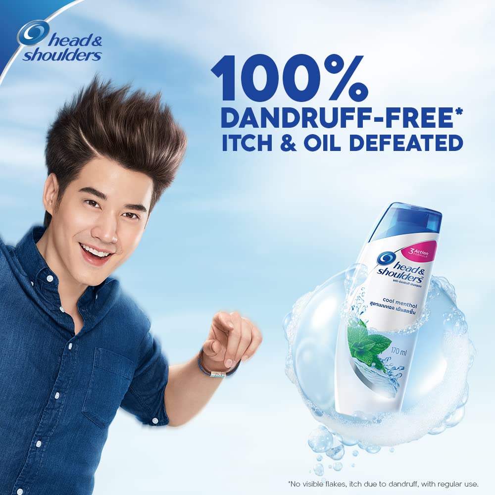 Head & Shoulders Cool Menthol Anti-Dandruff Shampoo,4902430807166,