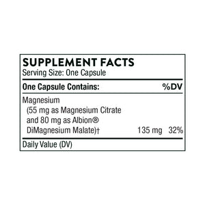 Thorne Magnesium CitraMate 90 Capsules