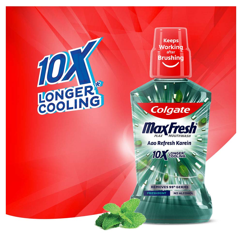 Colgate Plax Fresh Mint Mouthwash 500ml,8850006304839,