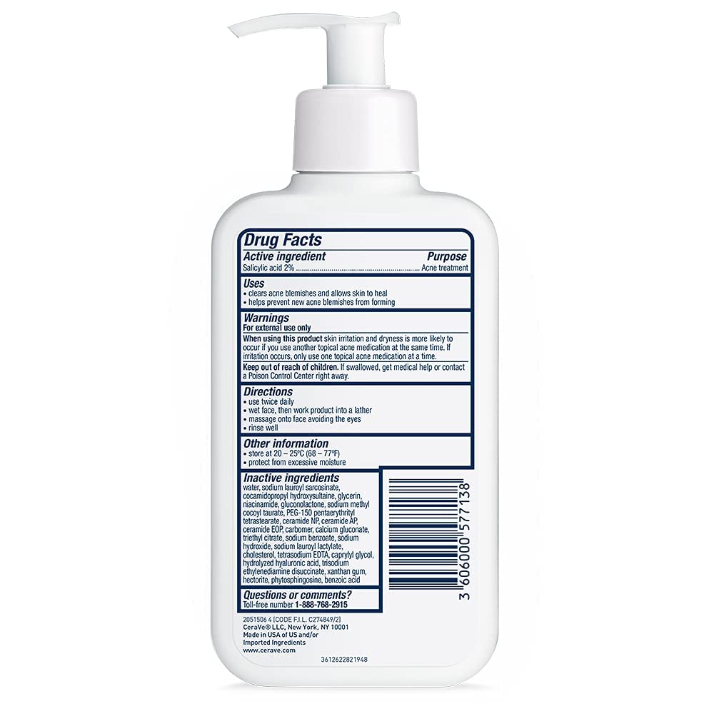 CeraVe Acne Control Cleanser 237ml,3606000577138