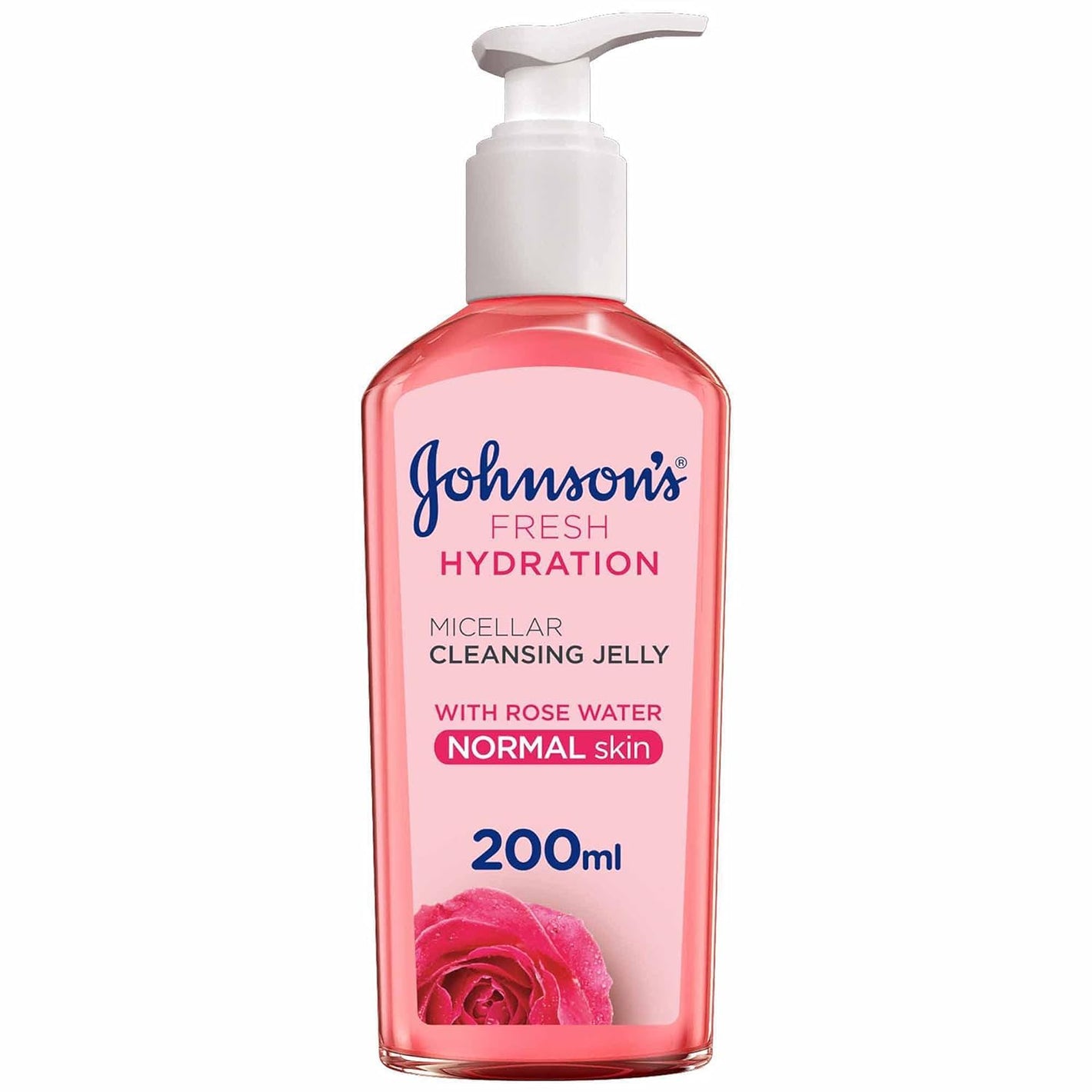 Johnson's Fresh Hydration Rose Water Micellar Cleansing Jelly 200ml