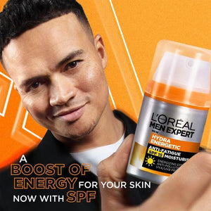 L'Oreal Paris Men Expert Hydra Energetic Anti-Fatigue SPF 15 Moisturiser 50ml,3600524041694