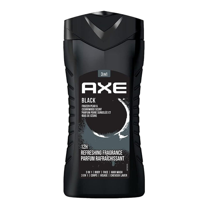 AXE Black Frozen Pear & Cedarwood 3-In-1 Body, Face & Hair Wash 250ml,8901030866746