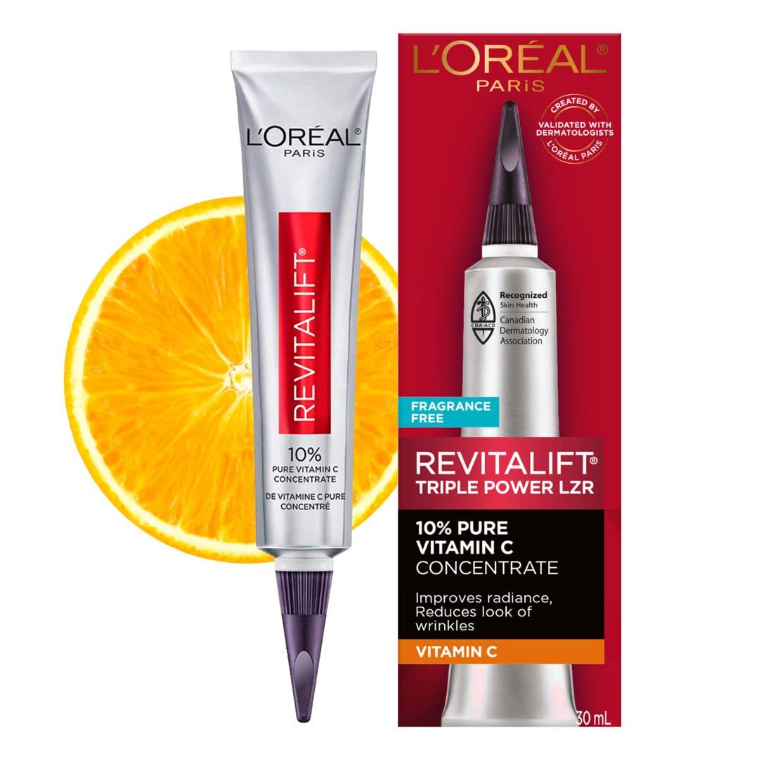 L'Oreal Paris Revitalift Triple Power LZR Vitamin C Serum 30ml,071249377505,
