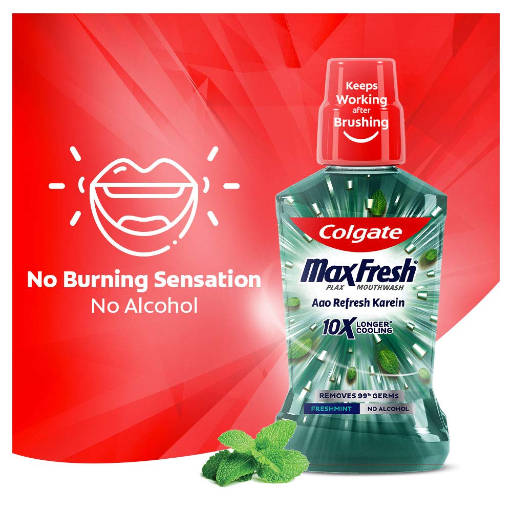 Colgate Plax Fresh Mint Mouthwash 500ml,8850006304839,