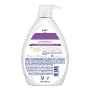 Dove Go Fresh Lavender & Chamomile Body Wash 1000ml,8886467020384