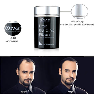 Dexe Black Hair Building Thickening Fibers For Men & Women 22g