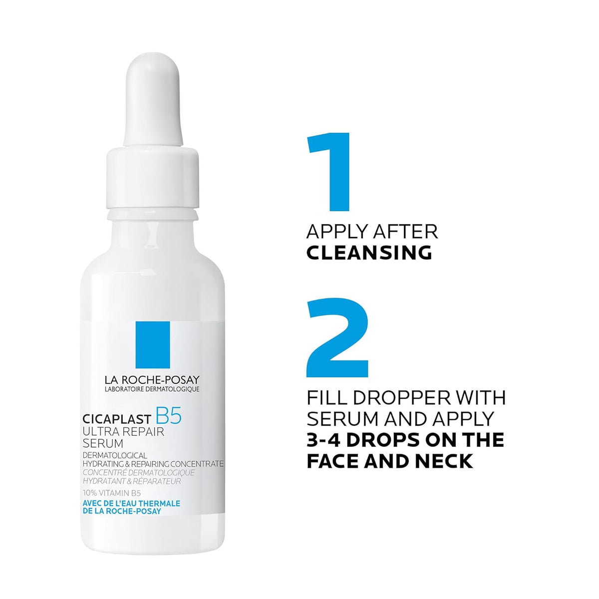 La Roche-Posay Cicaplast B5 Ultra-Repairing Ultra-Hydrating Serum 30ml,3337875794824