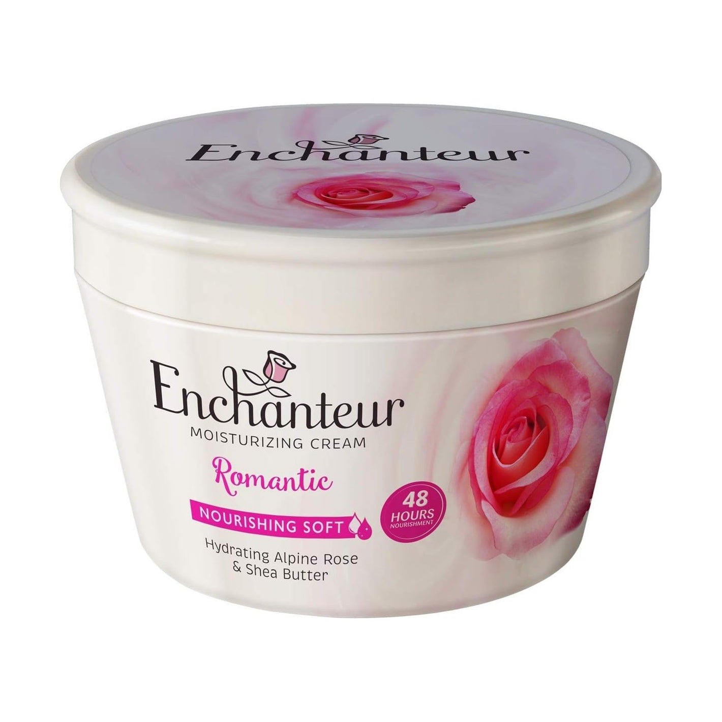 Enchanteur Romantic Hydrating Alpine Rose & Shea Butter Moisturizing Cream 200ml,8888202056146