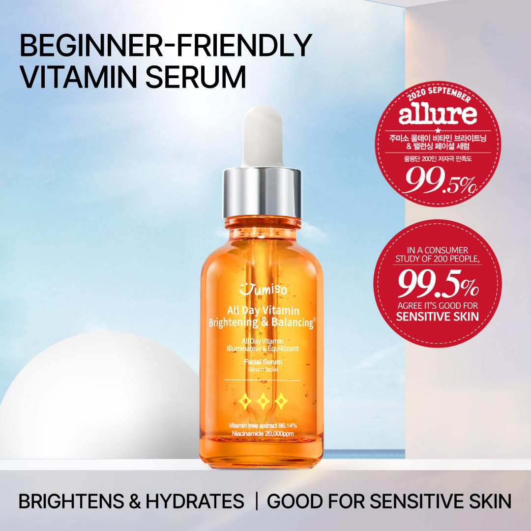 Jumiso All Day Vitamin Brightening & Balancing Facial Serum 30ml,8809186283854