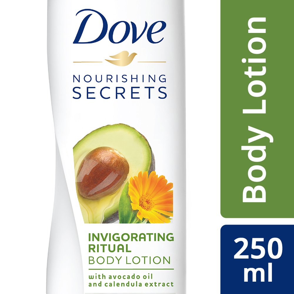 Dove Nourishing Secrets Invigorating Ritual Avocado Oil & Calendula Body Lotion 250ml,8710908777110,