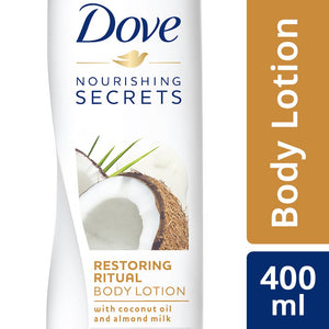 Dove Nourishing Secrets Restoring Ritual Coconut Oil & Almond Milk Body Lotion 400ml