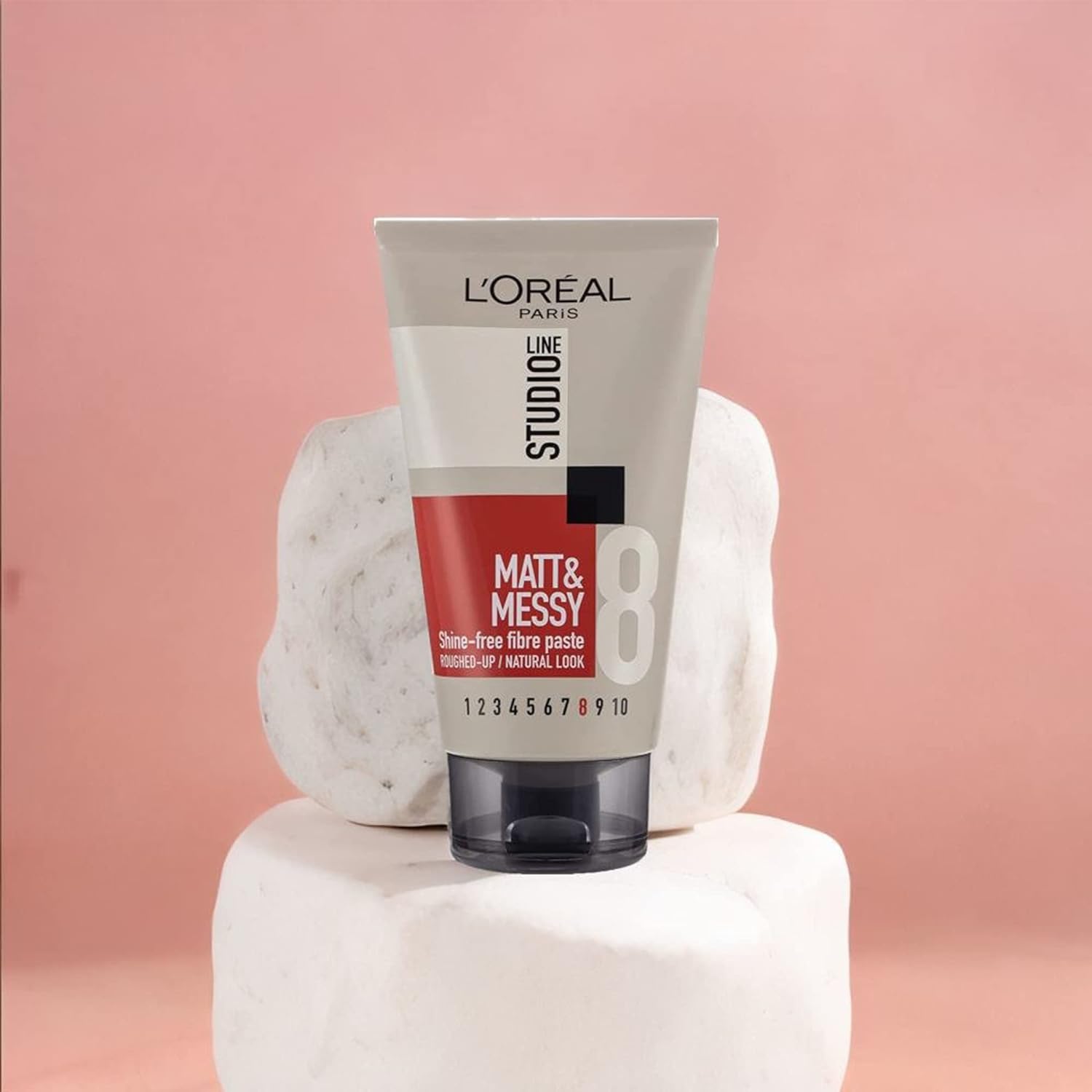 L'Oreal Paris Studio Line No.8 Matt & Messy Shine-Free Fiber Paste 150ml,3600522224976,