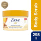 Dove Crushed Almond & Mango Butter Exfoliating Body Scrub 298g,011111016958,