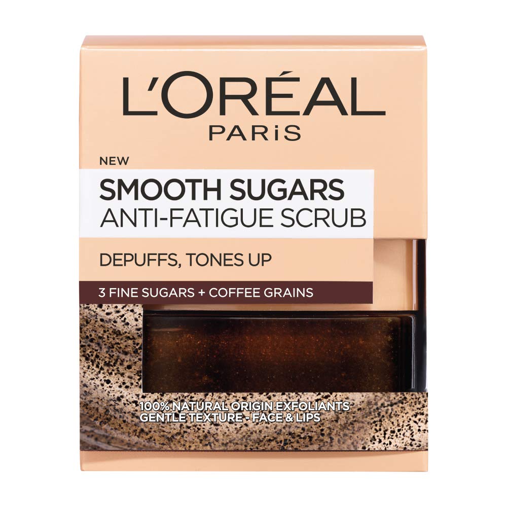 L'Oreal Paris Resurface & Energize Pure-Sugar Scrub 48g,3600523694877