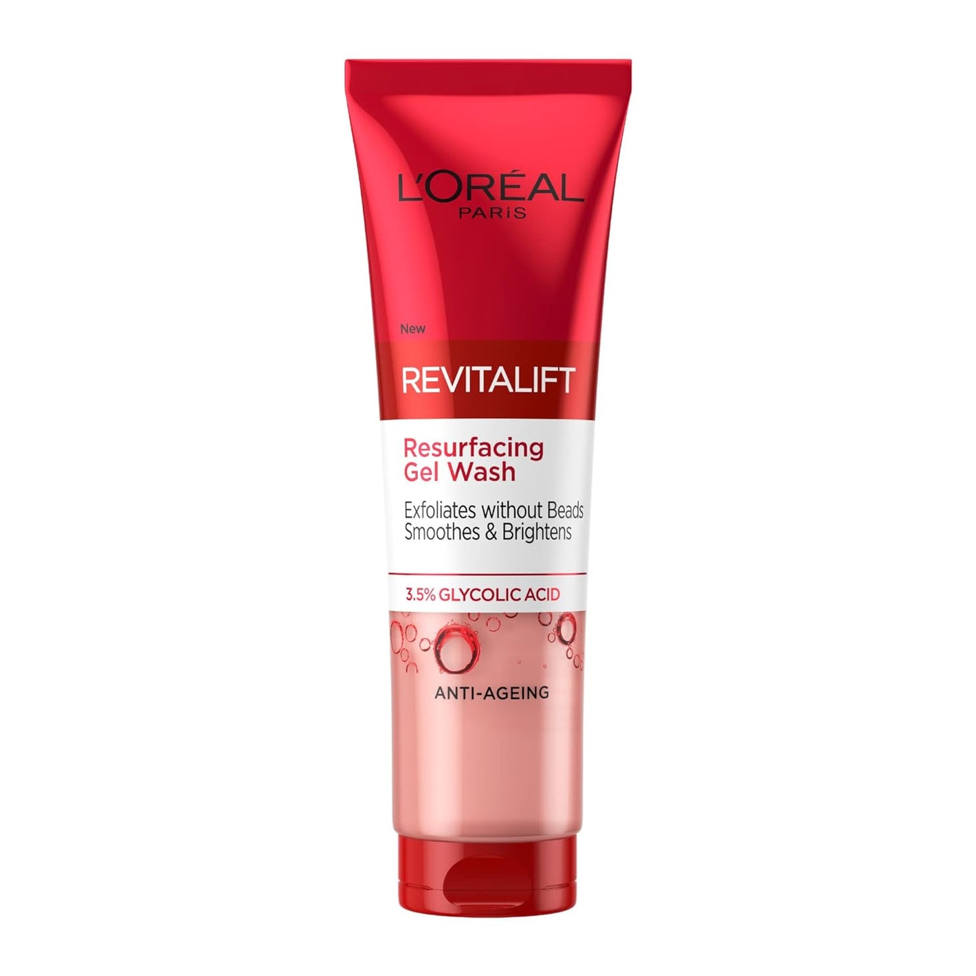 L'Oreal Paris Revitalift Anti-Ageing 3.5% Glycolic Acid Resurfacing Gel Wash 150ml