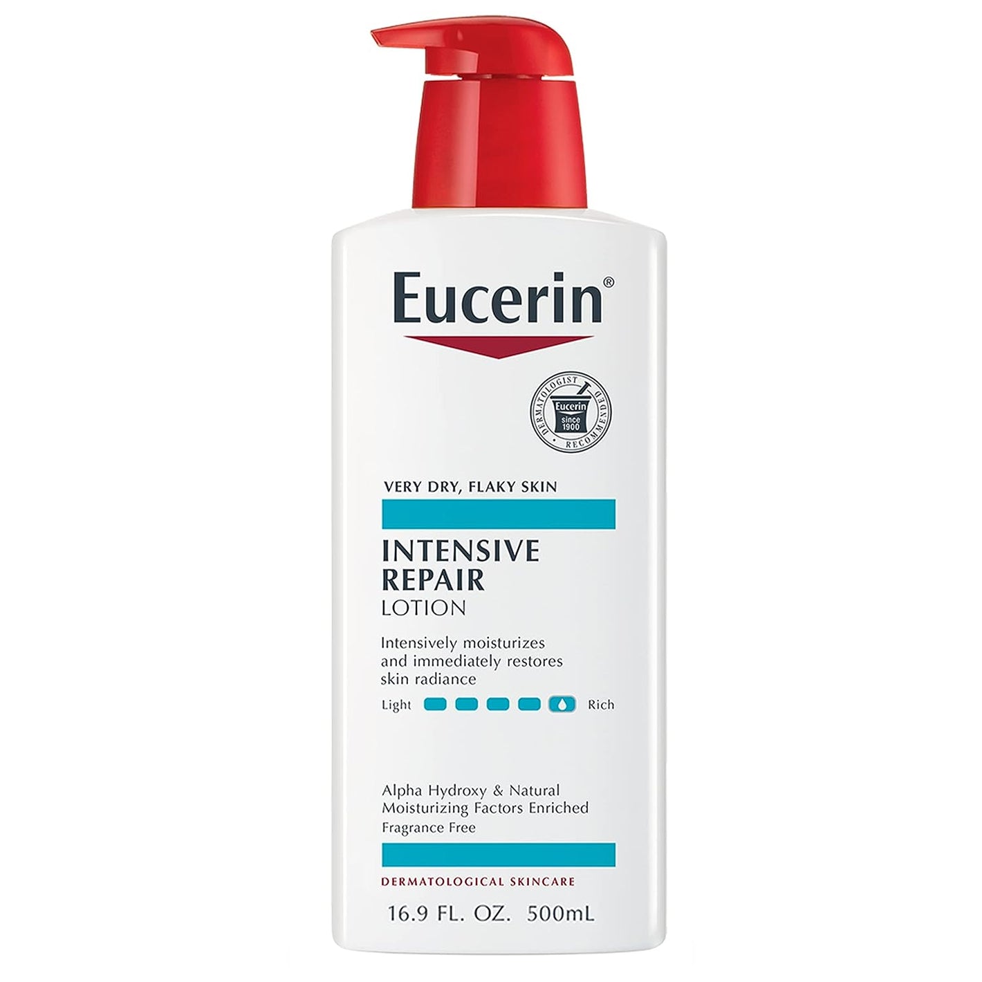 Eucerin Intensive Repair Body Lotion For Very Dry, Flaky Skin 500ml,072140110161,