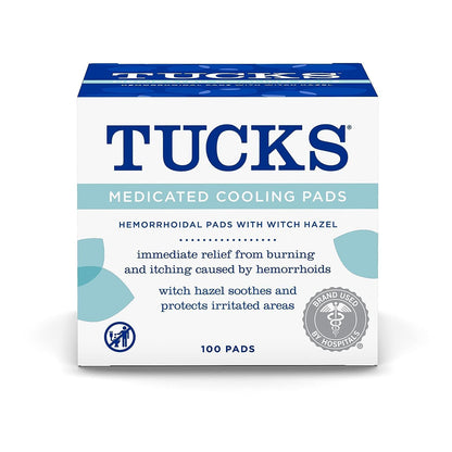 Tucks Medicated Cooling Pads 100 Count