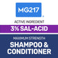 MG217 Psoriasis 3% Salicylic Acid Therapeutic Shampoo & Conditioner 240ml