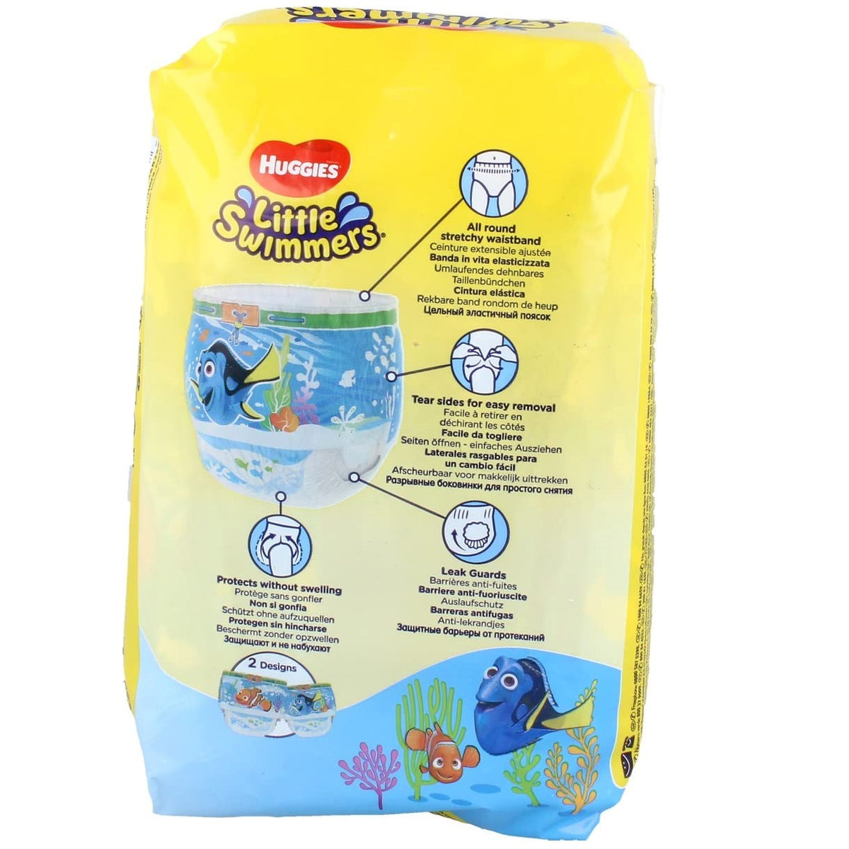 Huggies Little Swimmers Disney Pixar Finding Dory 12 Swim Nappies Size No.3-4 (7-15kg),036000183399,
