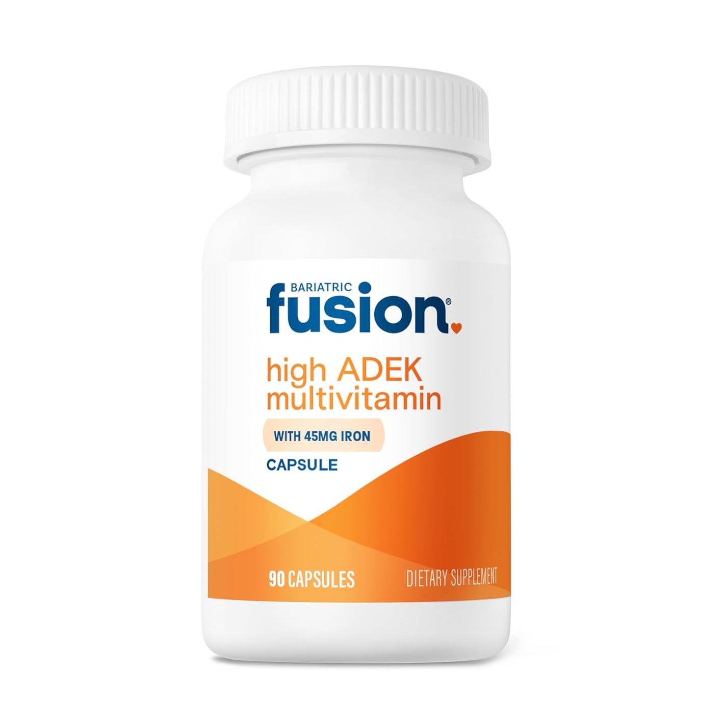 Bariatric Fusion High ADEK Multivitamin 45mg Iron 90 Capsules