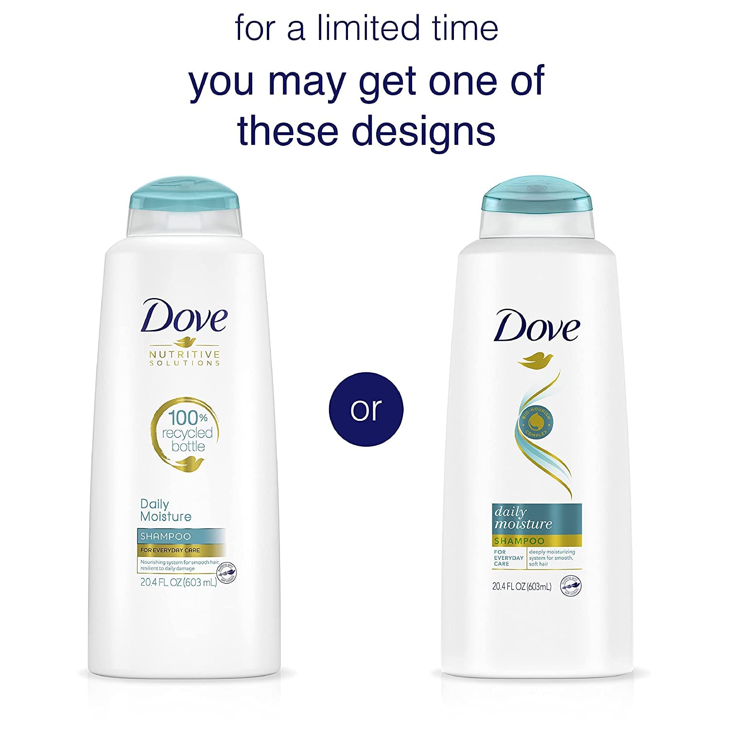 Dove Daily Moisture Shampoo 603ml,079400998002,