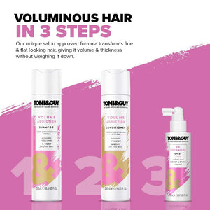 Toni&Guy Volume Addiction Shampoo & Conditioner 250ml