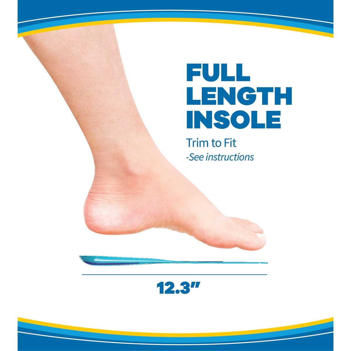 Dr. Scholl's Comfort & Energy Stimulating Step Massaging Gel Insoles 1 Pair (Men's 8-13),011017570127