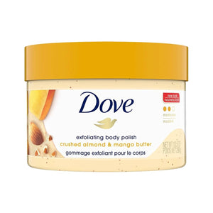 Dove Crushed Almond & Mango Butter Exfoliating Body Scrub 298g,011111016958,