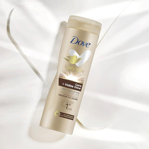 Dove Body Love Care + Visible Glow Medium To Dark Self-Tan Lotion 400ml,8710447340707