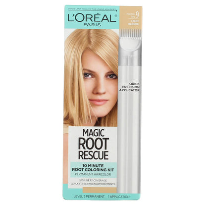 L'Oreal Paris Magic Root Rescue Light Blonde No.9 Root Coloring Kit 27ml