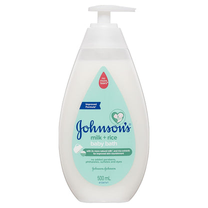 Johnson's Baby Milk + Rice Bath,8850007090281,