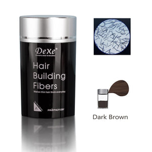 Dexe Dark Brown Hair Building Thickening Fibers For Men & Women 22g