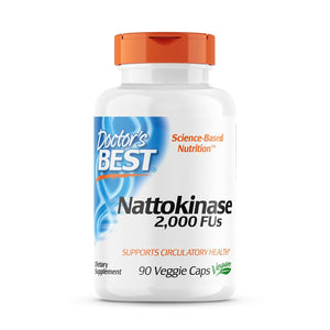 Doctor's Best Nattokinase 2,000 FUs 90 Veg Capsules