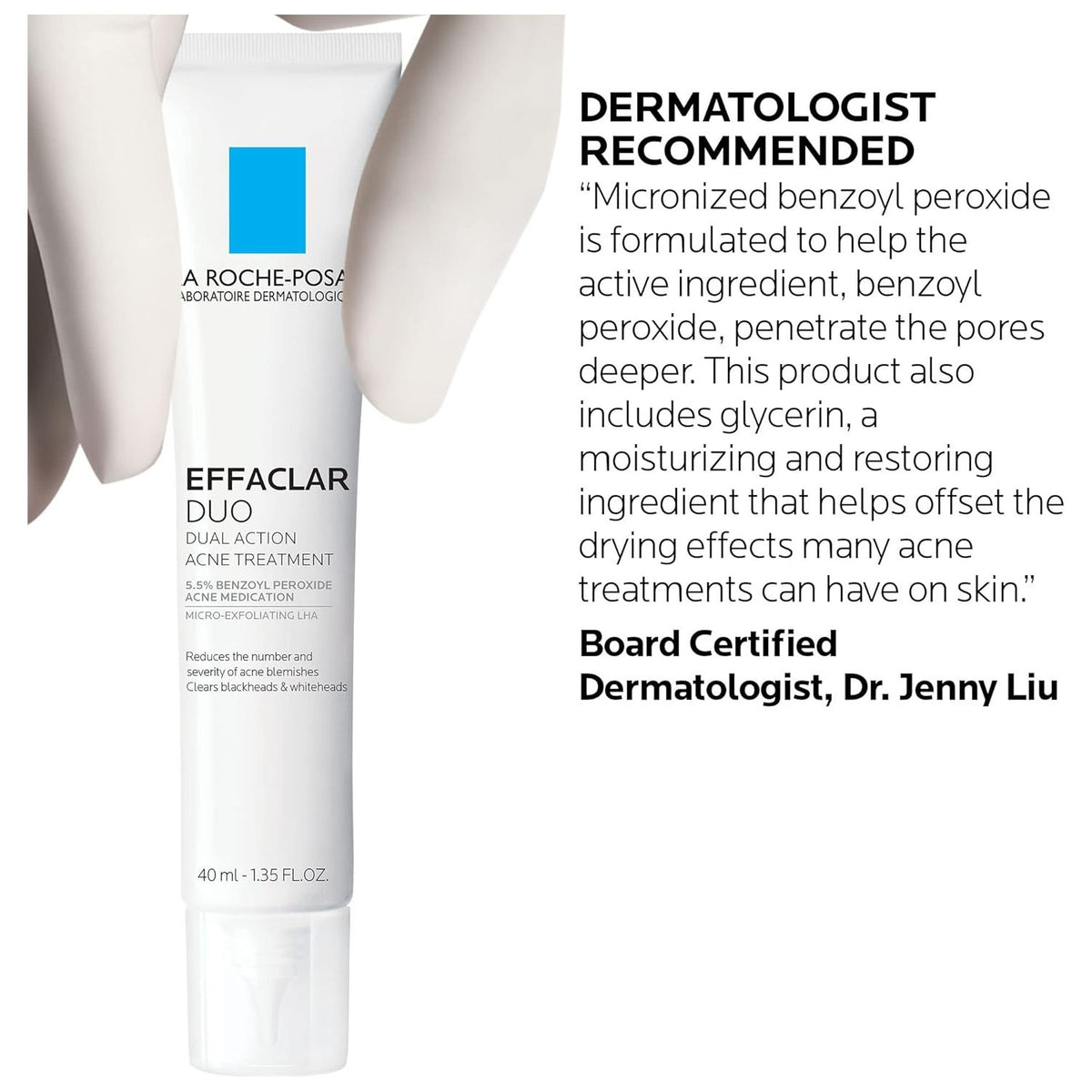 La Roche-Posay Effaclar Duo Dual Action Acne Treatment 20ml,3606000508804
