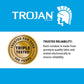 Trojan Ecstasy Ultra Ribbed Lubricated Latex Condoms 10 Count