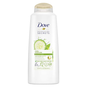 Dove Nourishing Secrets Cucumber & Green Tea Cool Moisture Shampoo 603ml,079400206800,
