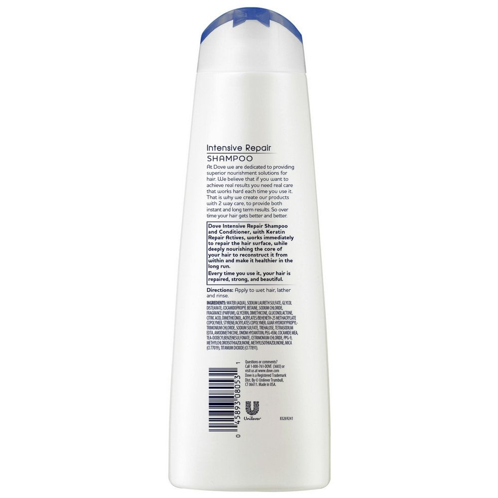 Dove Nutritive Solutions Intensive Repair Shampoo 355ml,045893080531,
