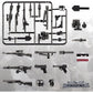 63 Pcs Battle Blocks Bricks Weapons Pack Military Weapons Accessories German WW2 Weapons Toys Military Equipment Compatible With Major Brand, 3 Years Old And Up,