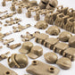 63 Pcs Military Weapons Set Accessories U.K Special Forces Weapons Toys Military Equipment Battle Blocks Bricks Compatible With Major Brand, 3 Years Old And Up,