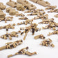 63 Pcs Military Weapons Set Accessories U.K Special Forces Weapons Toys Military Equipment Battle Blocks Bricks Compatible With Major Brand, 3 Years Old And Up,