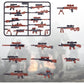 63 Pcs US Brown Toy Soldiers Figures,Toy Set, US Weapons Pack Military Army Battle, Toy Set Weapon Battle Building Blocks Compatible With Major Brand, 3 Years Old And Up,