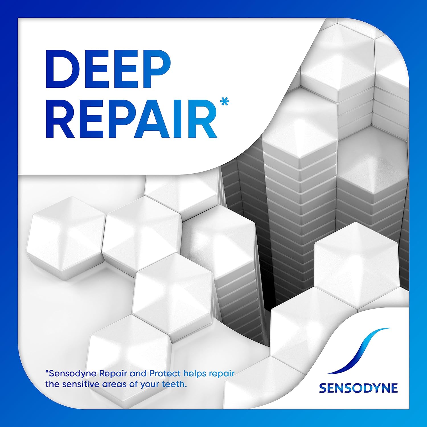 Sensodyne Whitening Repair & Protect Deep Repair Toothpaste 75ml,5054563103680