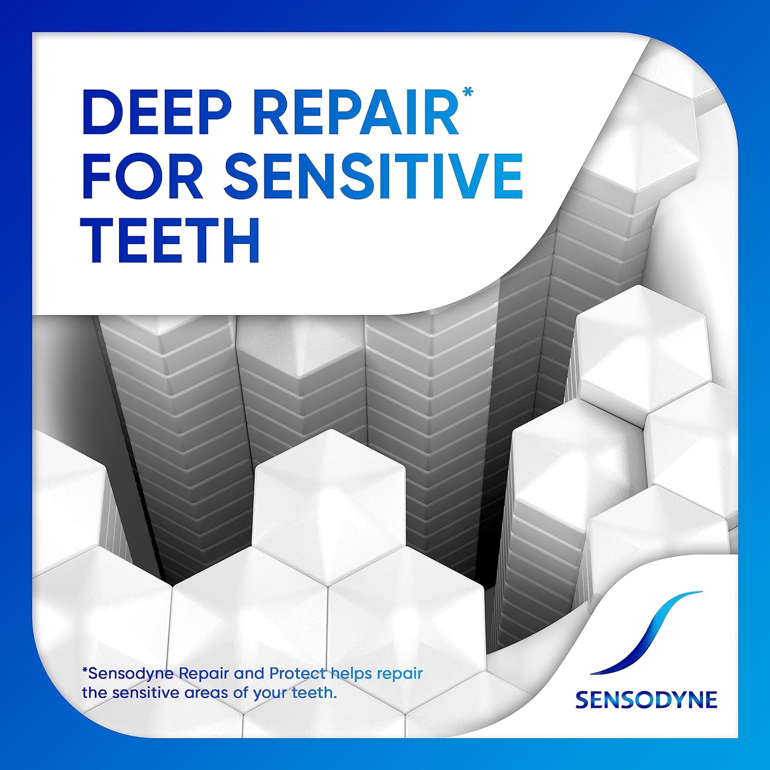 Sensodyne Whitening Repair & Protect Deep Repair Toothpaste 75ml,5054563103680