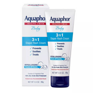 Aquaphor Baby 3-In-1 Diaper Rash Healing Cream 99g