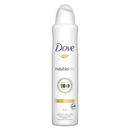 Dove Invisible Dry Clean Touch Antiperspirant Spray 250ml